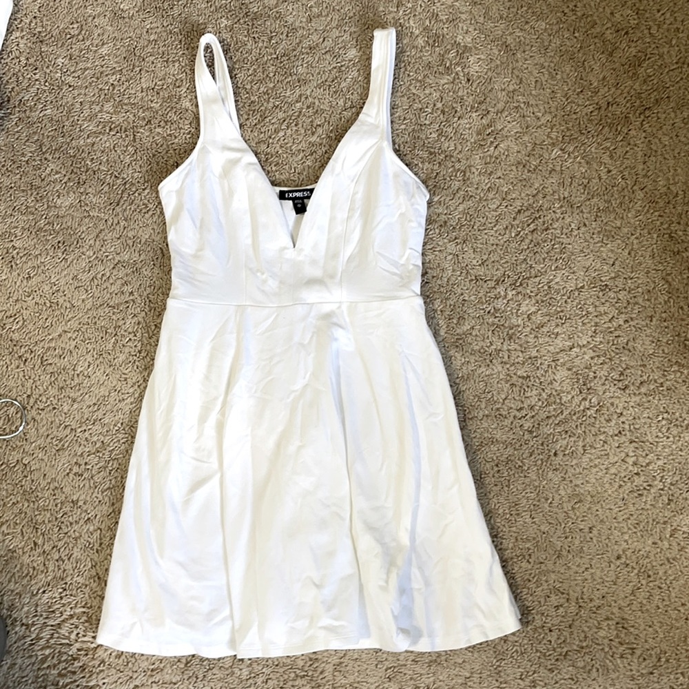 Express V Wire Skort Skater Dress